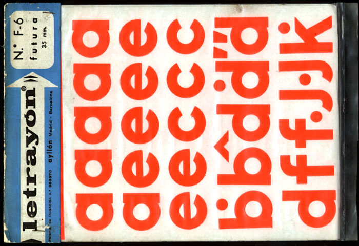 Letrayon No. F6 futura 35 mm